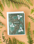 Grateful (Trillium) Gratitude Card