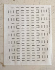 Large Squares - Minimal Mending + Embellishment Transfer