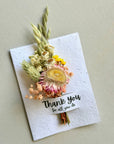 Thank You | Wildflower Seed Card + Tiny Bouquet