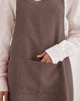 Live Linen Inc. - Linen Cross Back Apron