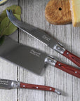 Laguiole Cheese Knife Set, 3 Piece, Pakkawood