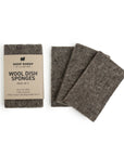 Felted Wool Dish Sponge - 3 Pack
