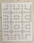 Large Squares - Minimal Mending + Embellishment Transfer