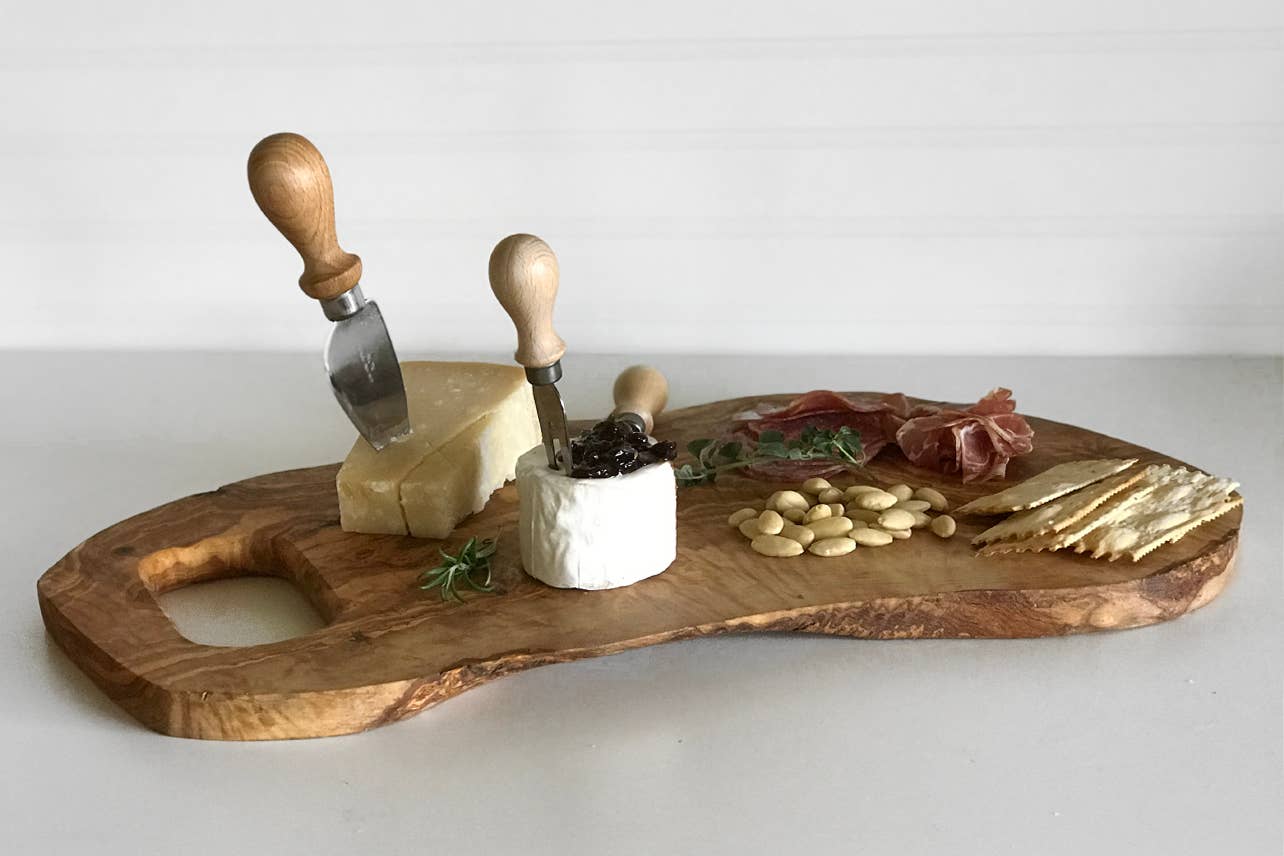 Italian Olivewood Charcuterie &amp; Cutting Board - Large