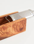 Italian Olivewood Box Cheese Grater