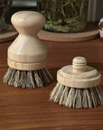 Bamboo Dish Scrubbing Brush with Replaceable Head