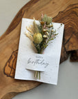 Happy Birthday | Wildflower Seed Card + Tiny Bouquet