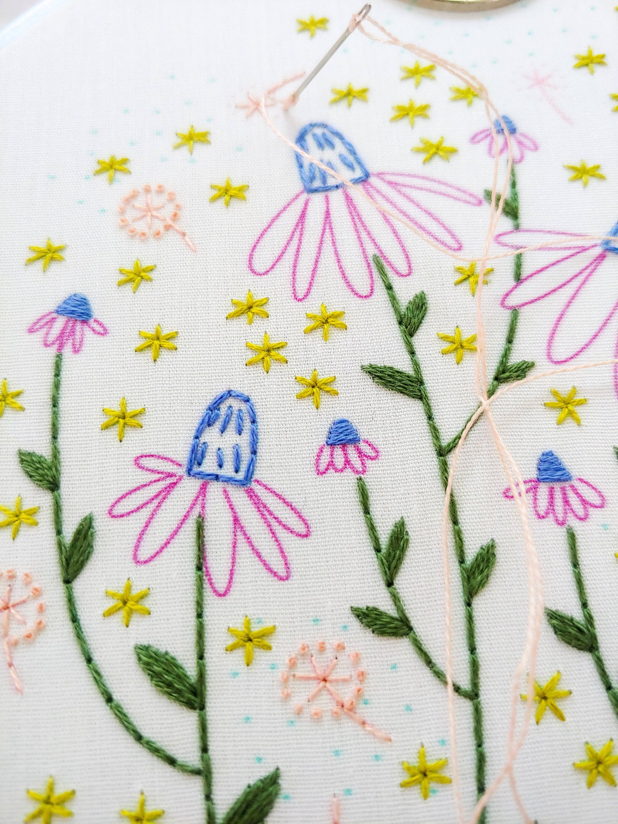 Coneflower Magic Embroidery Kit