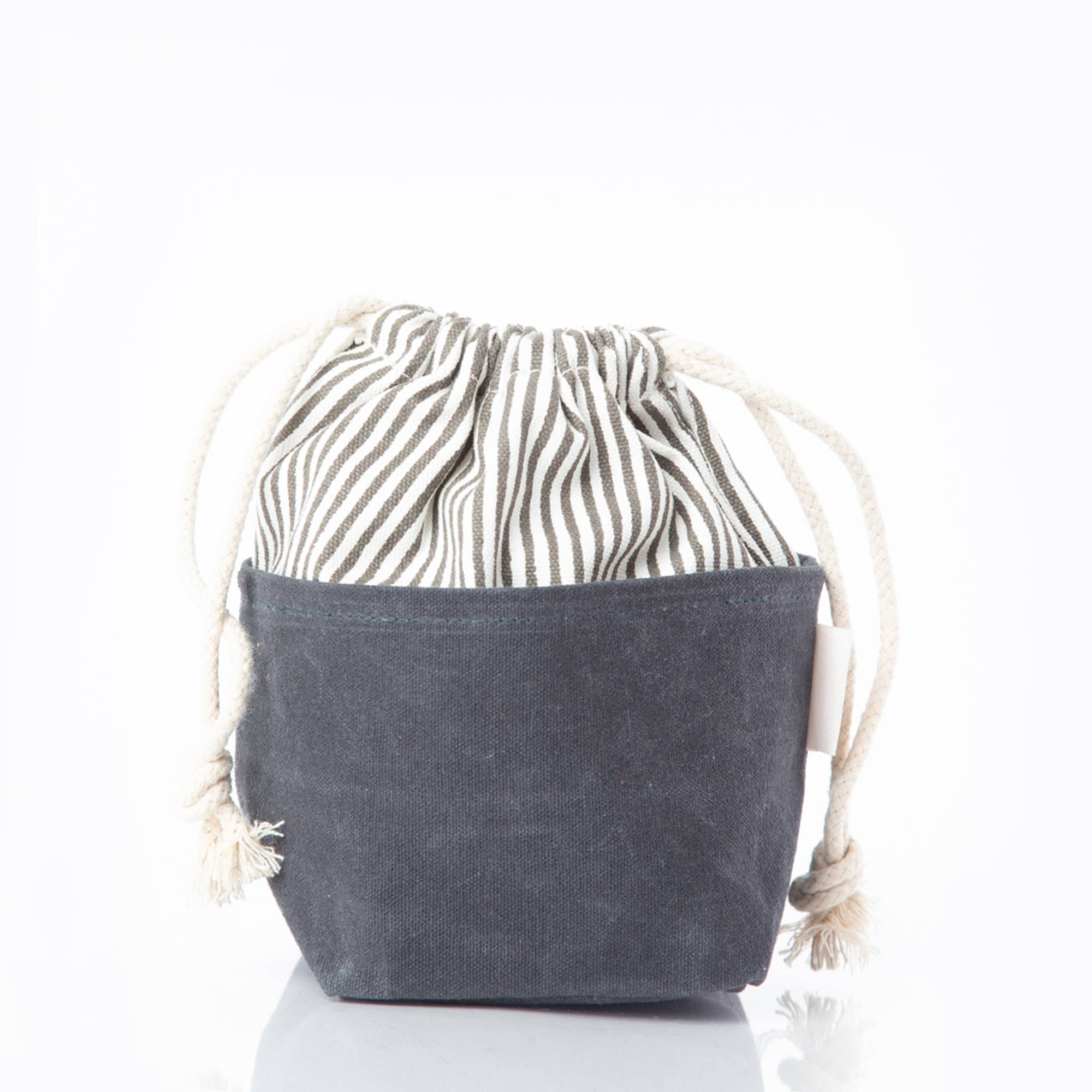 Stylish Waxed Canvas Bin - Small