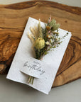 Happy Birthday | Wildflower Seed Card + Tiny Bouquet