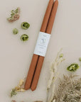 100% Beeswax Dipped Taper Candles | All Natural, Handmade