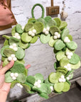 Felt Mistletoe Wreath