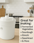 3L Ceramic Fermentation Crock