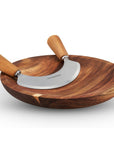 Mezzaluna with Acacia Board