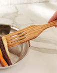 Olive Wood Slotted Spurtle