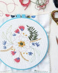 April Flowers Embroidery Kit