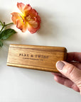 Flax & Twine - Flax & Twine Teak Notions Box