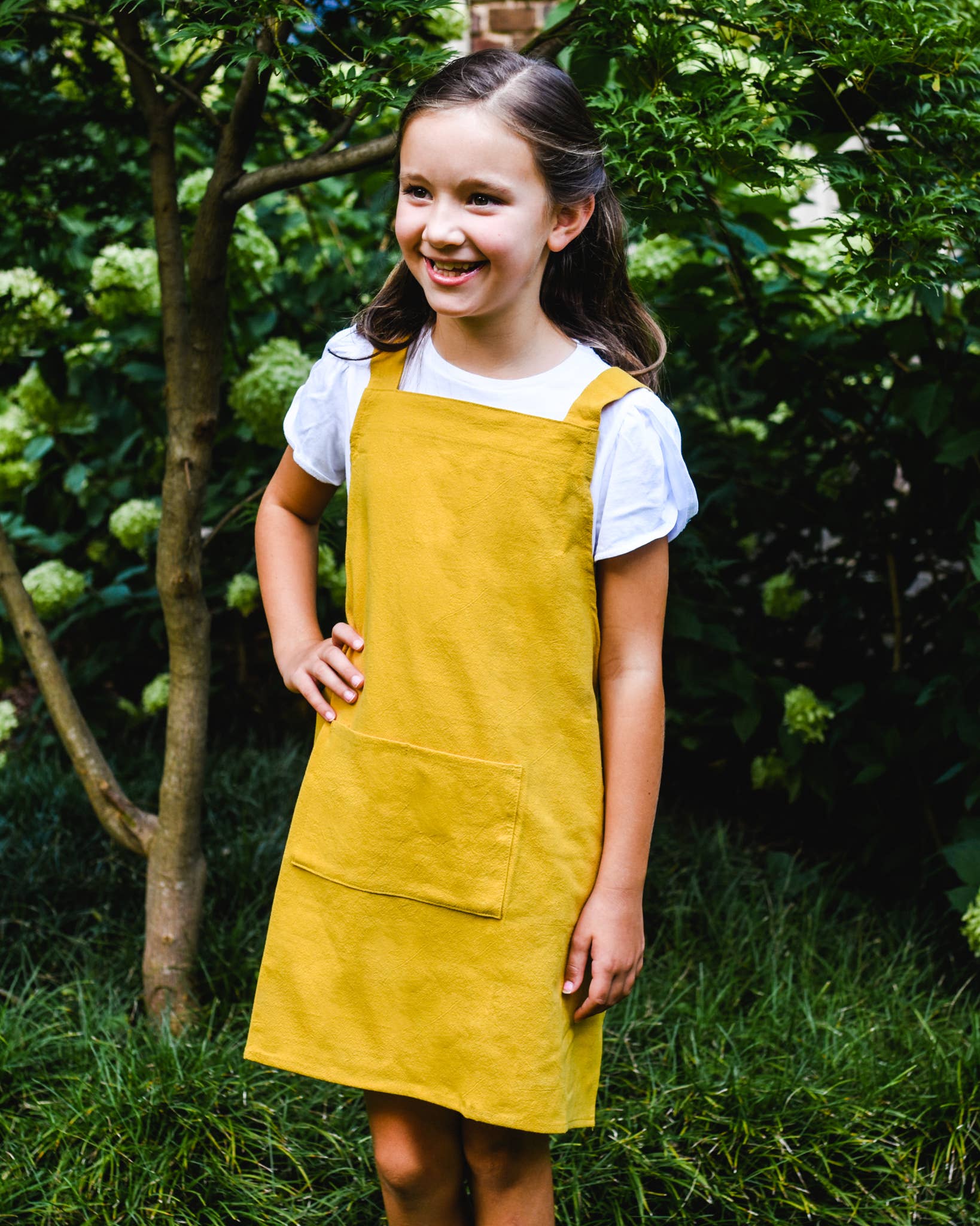 Cotton Cross Back Apron
