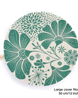 Cotton Dish Cover - Retrobloom - Large Round Cover