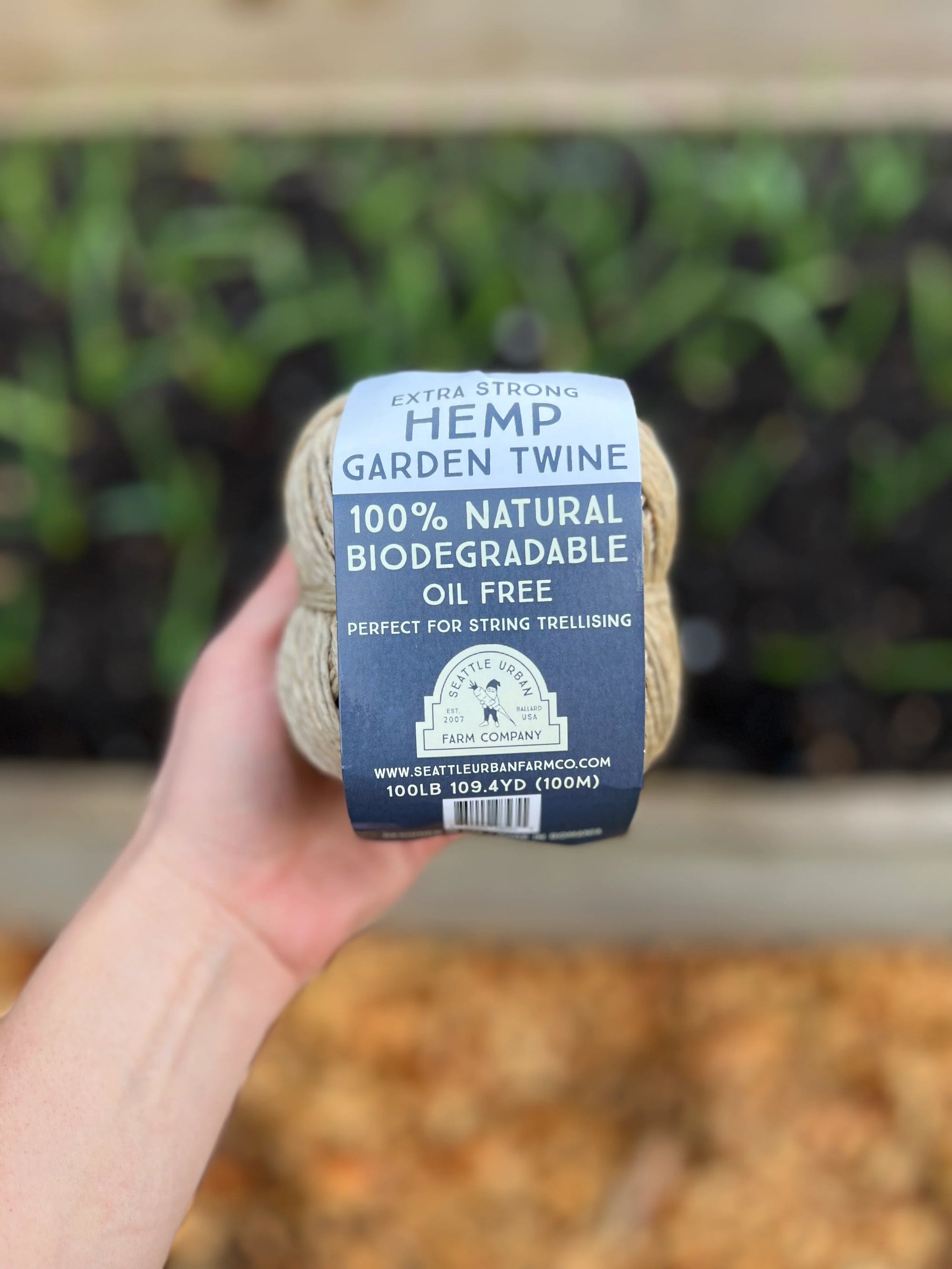 Extra Strong Hemp Garden Twine