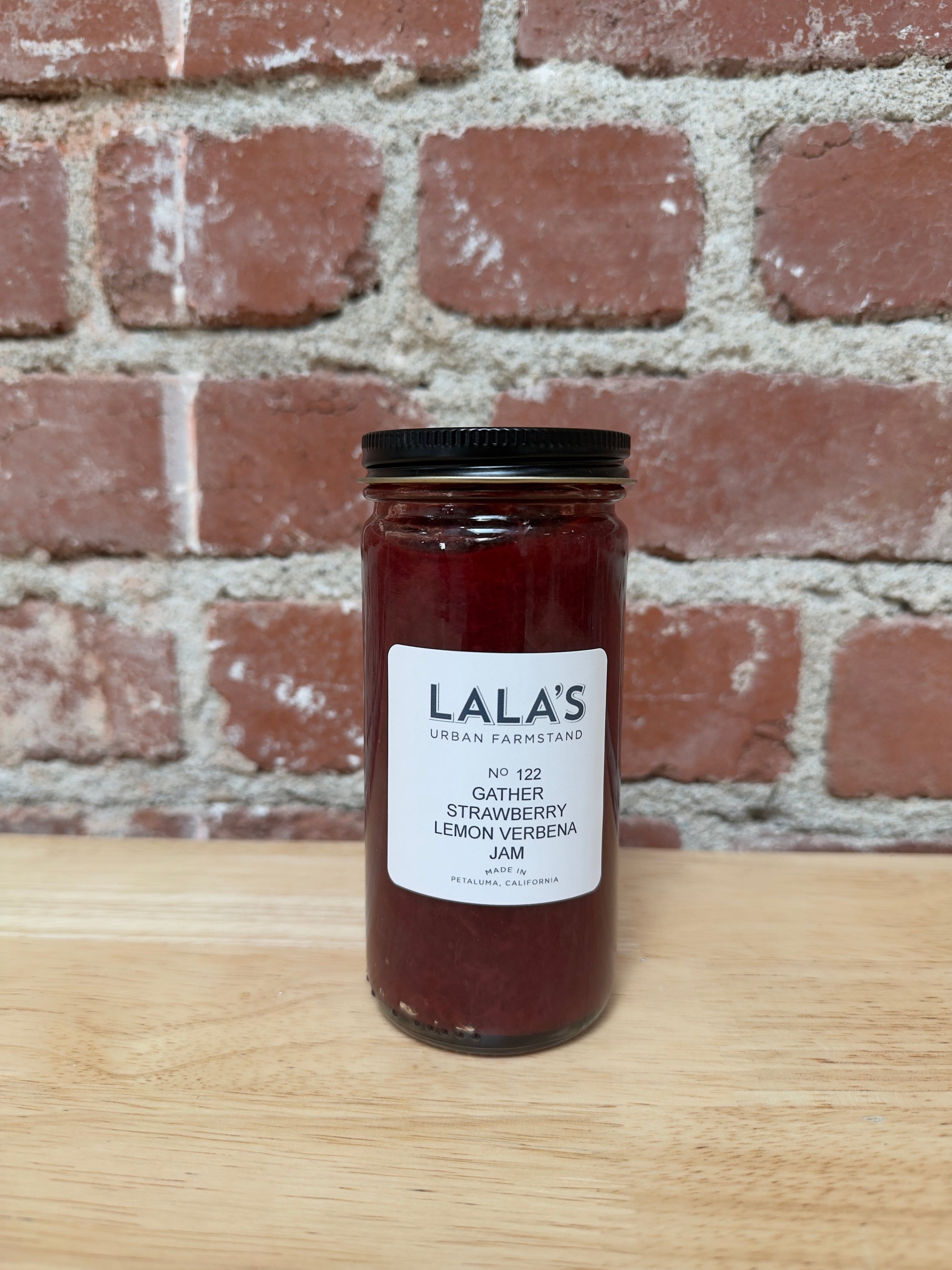 Lala's + Gather Strawberry Lemon Verbena Jam