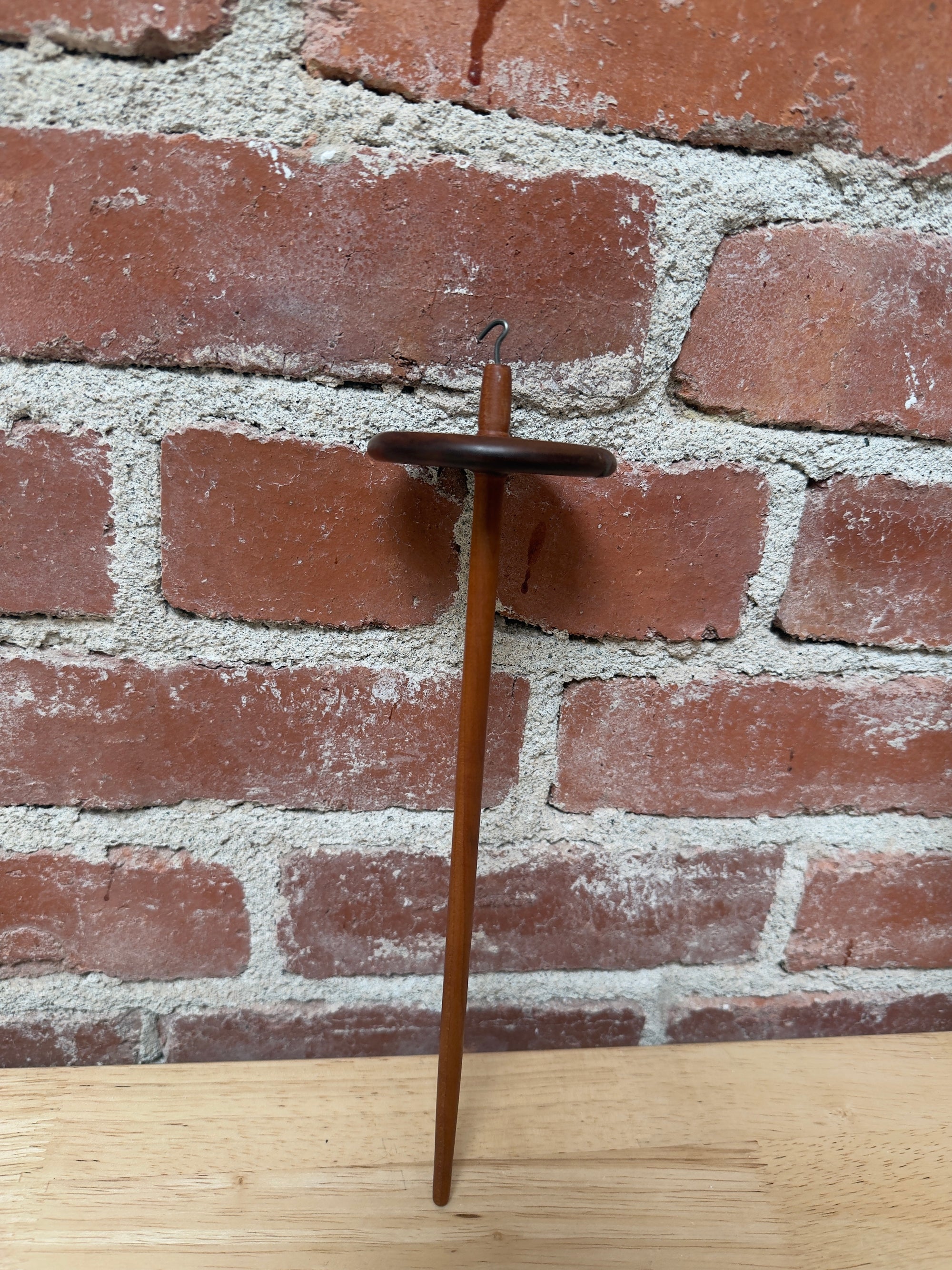 Handmade Local Harwood Top Whorl Drop Spindle