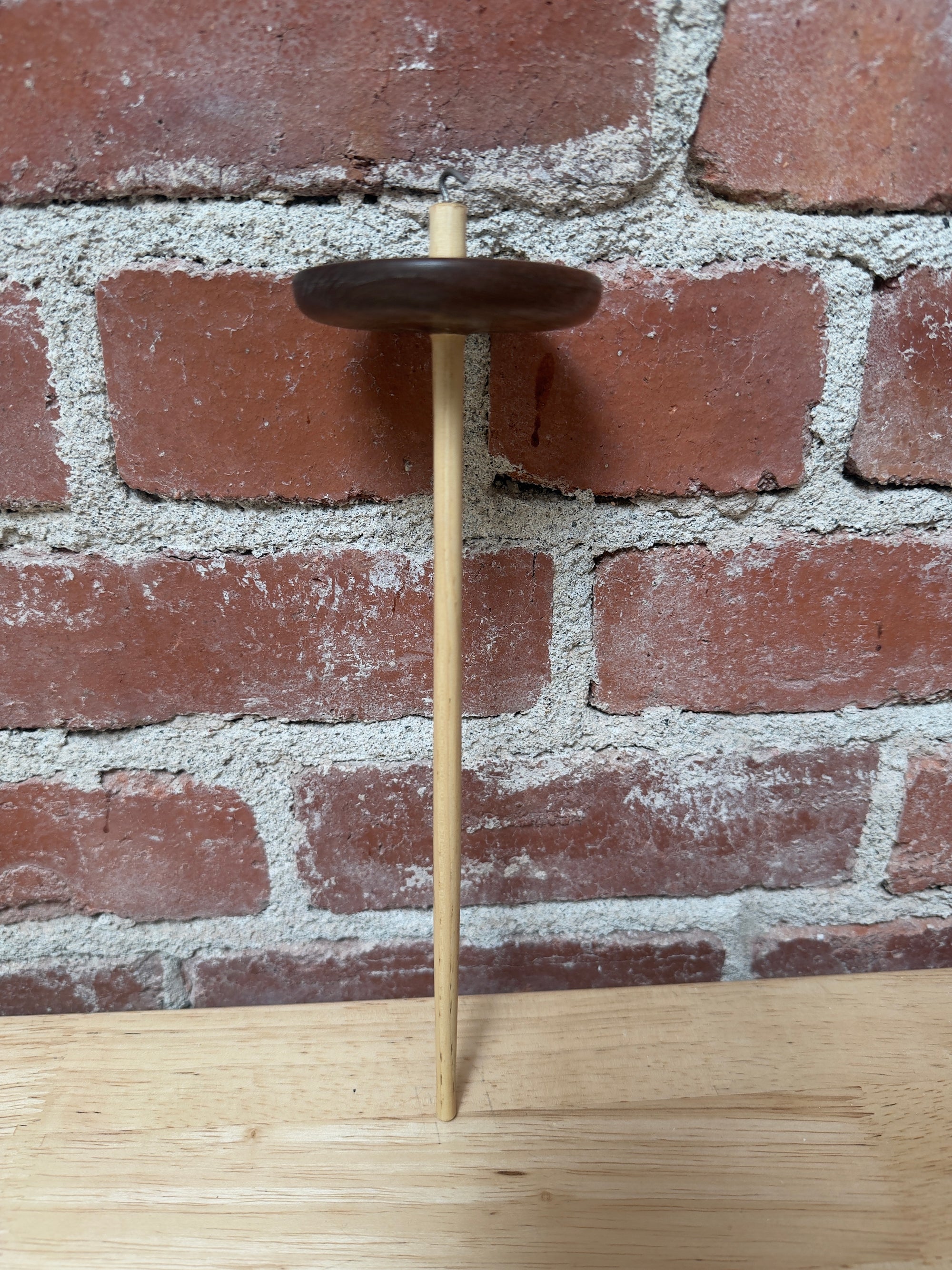 Handmade Local Harwood Top Whorl Drop Spindle
