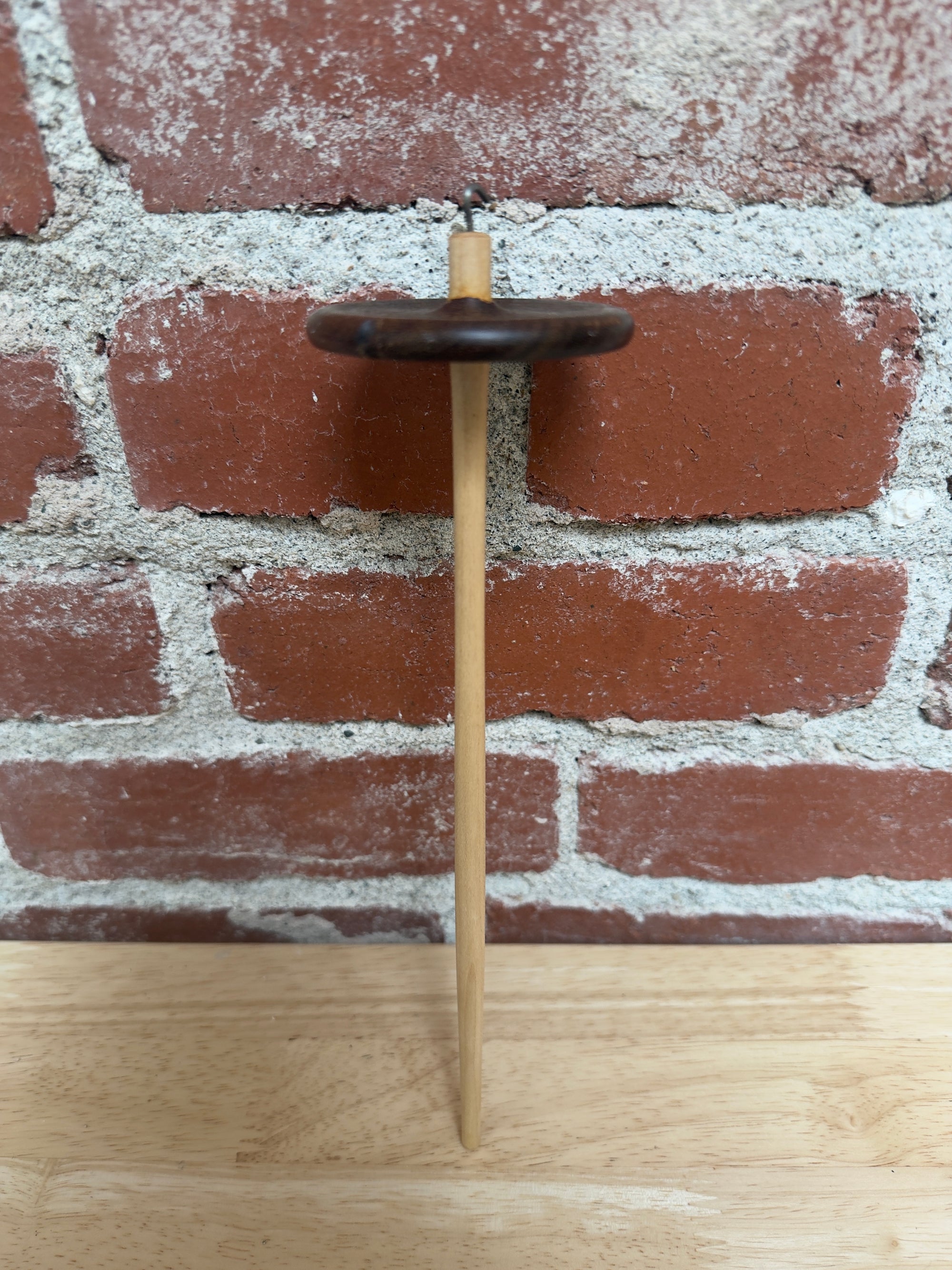 Handmade Local Harwood Top Whorl Drop Spindle