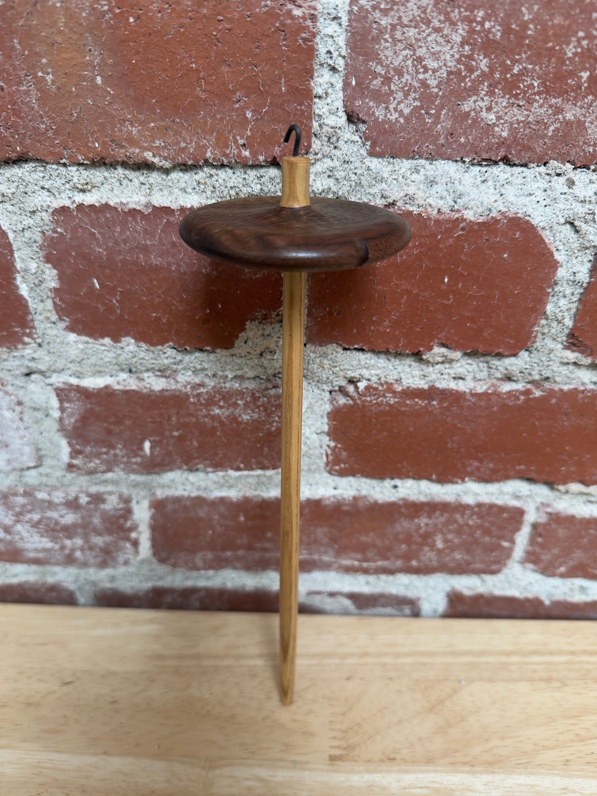 Handmade Local Harwood Top Whorl Drop Spindle