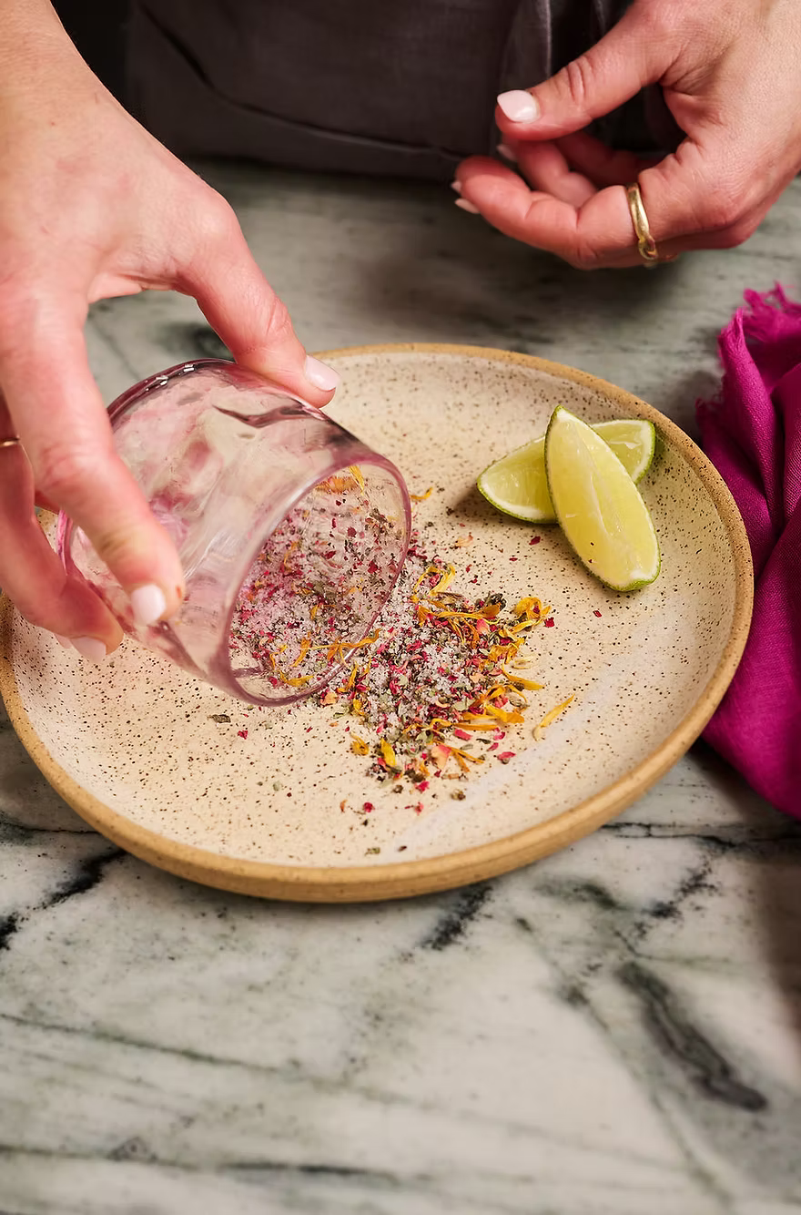 Leaves &amp; Flowers Finishing Salt | Land + Local