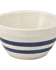 Stoneware Blue Striped Bowl Set