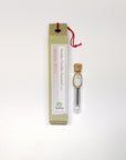 Tulip Sashiko Needles assorted short in clear glass tube, next to box