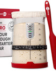 Pro Sourdough Starter Jar 34 Oz