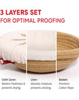 Round Cotton Rope Proofing Baskets