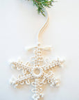 Snowflake Ornament Macrame Kit