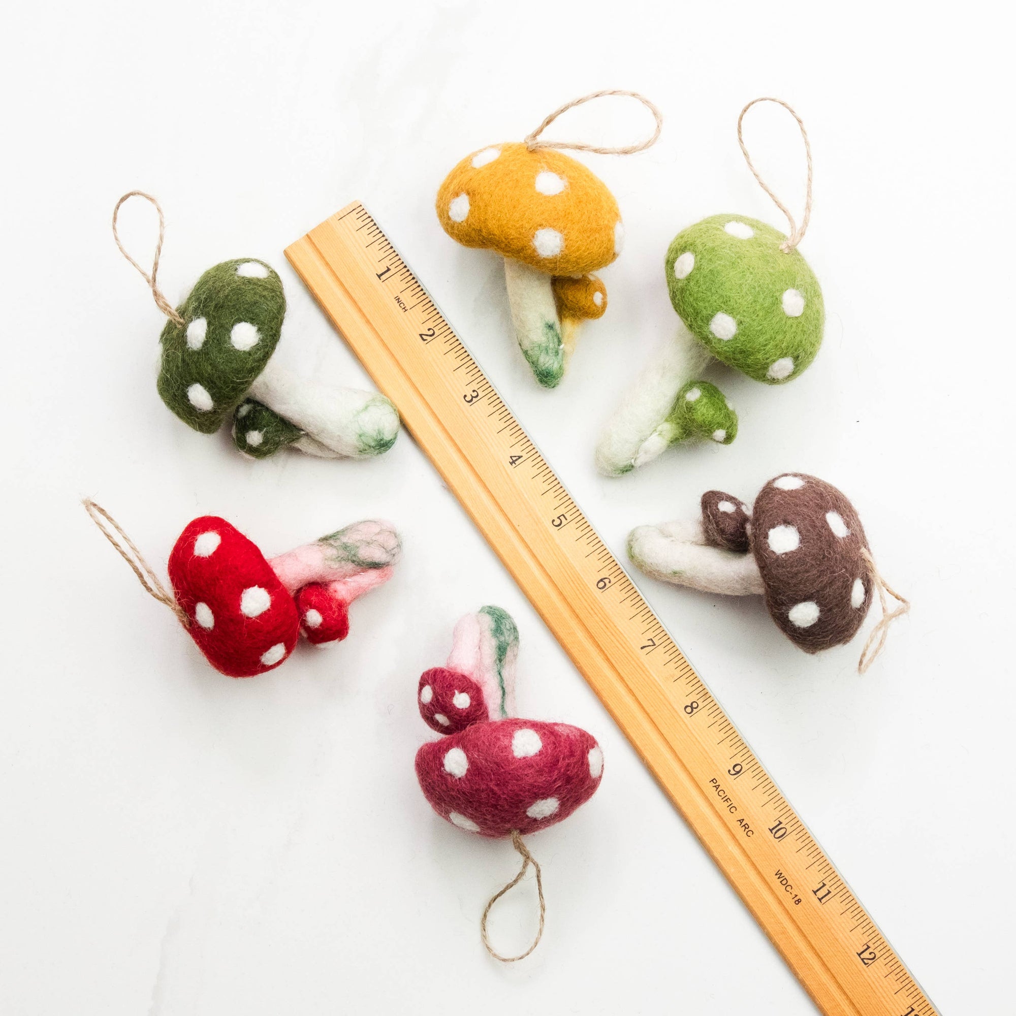 Ornament - Felt Mushrooms