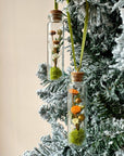 Mix Wildflower Terrarium Christmas Ornament