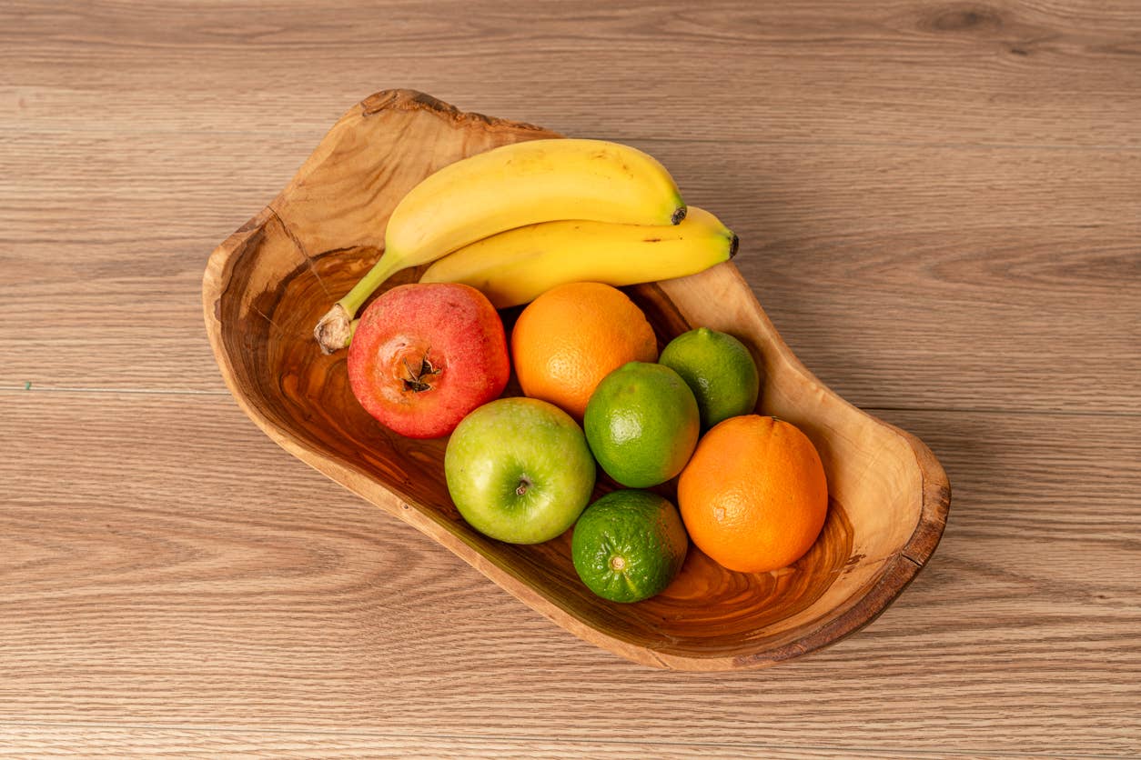 Italian Olivewood Root Salad Bowl
