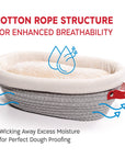 Oval Cotton Rope Proofing Baskets