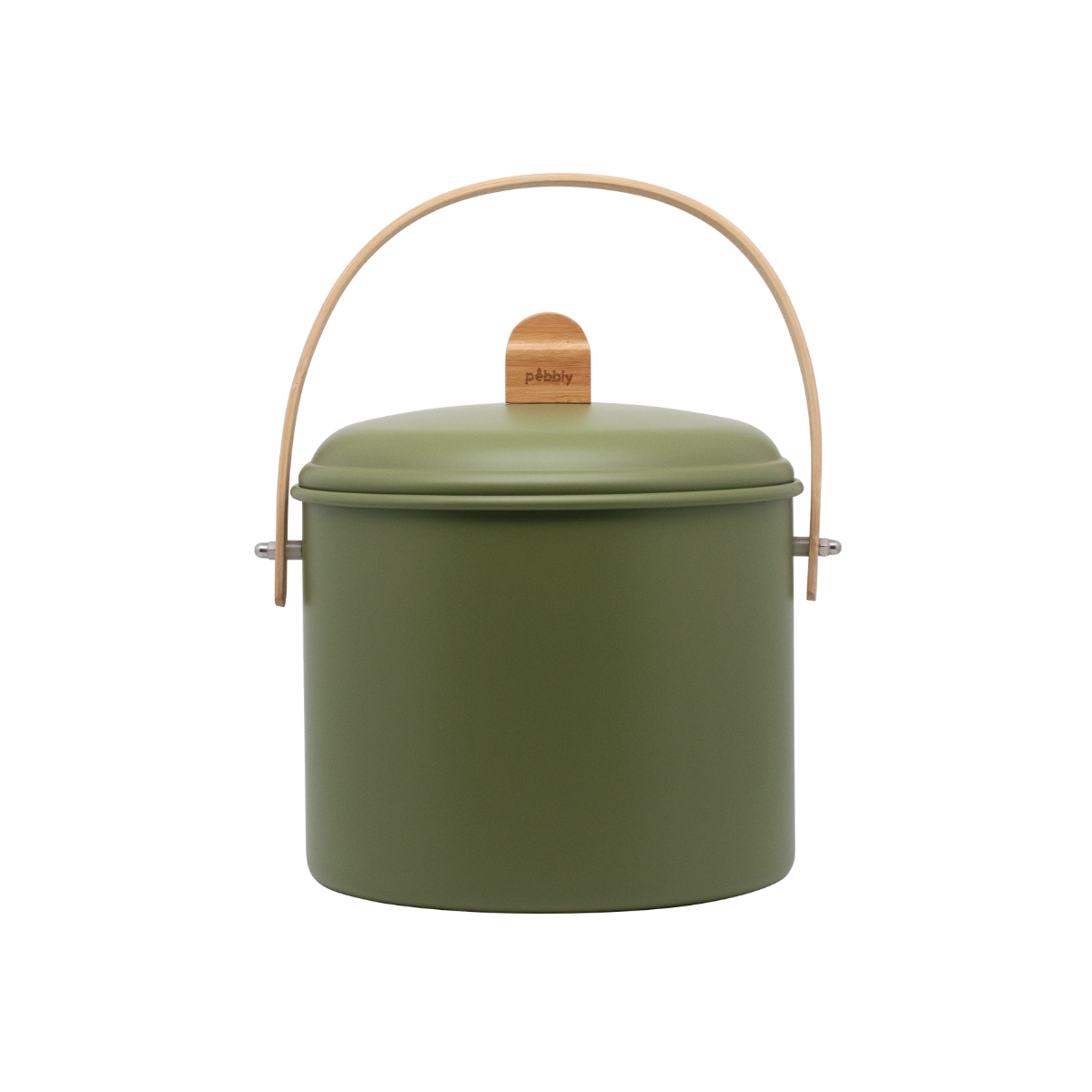 7 qt Compost Bin with Charcoal Filter and Bamboo Handle