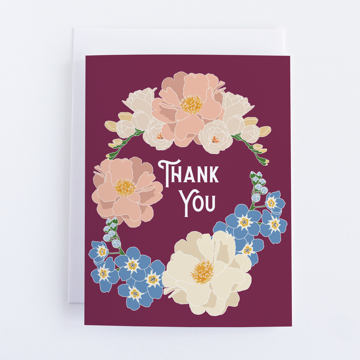 Thank You - VWMT Floral Greeting Card