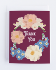 Thank You - VWMT Floral Greeting Card