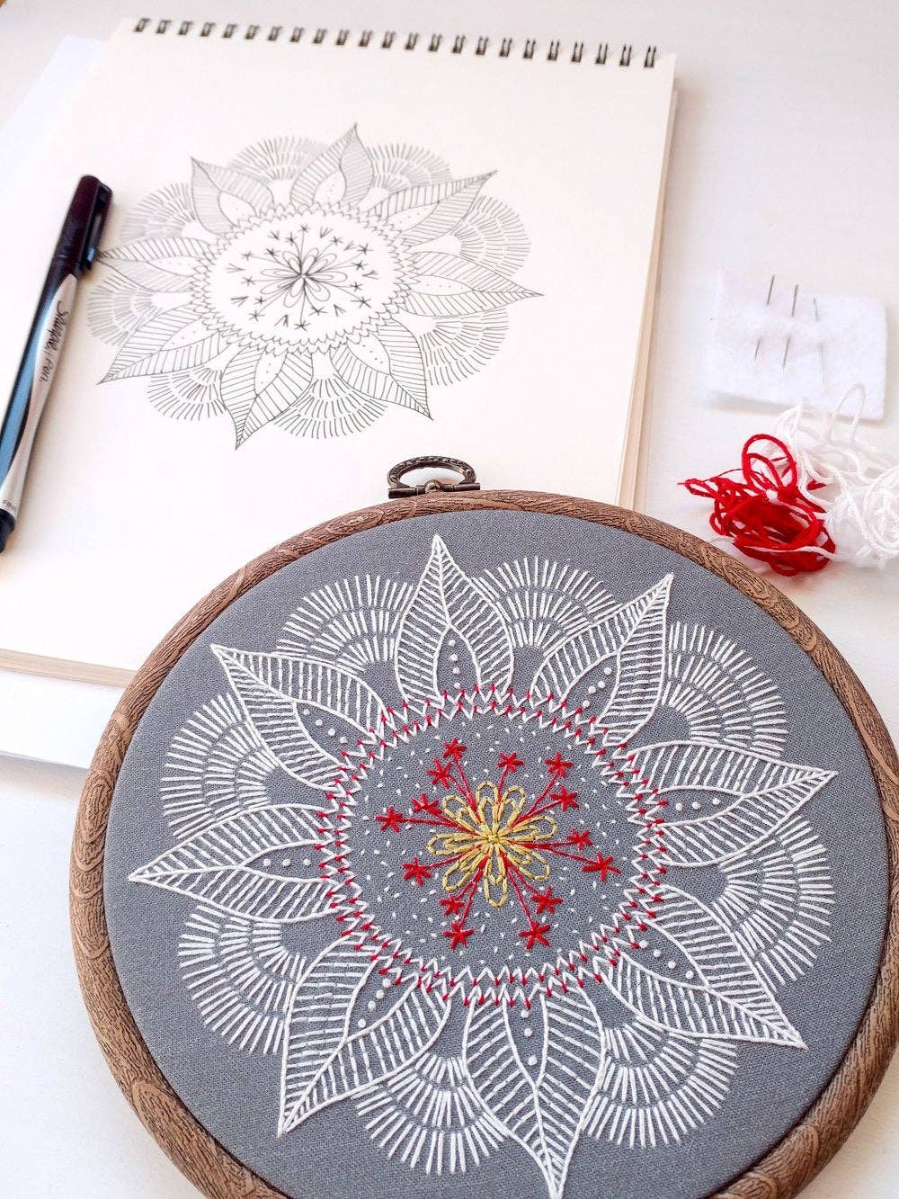 Autumn Mandala Embroidery Kit