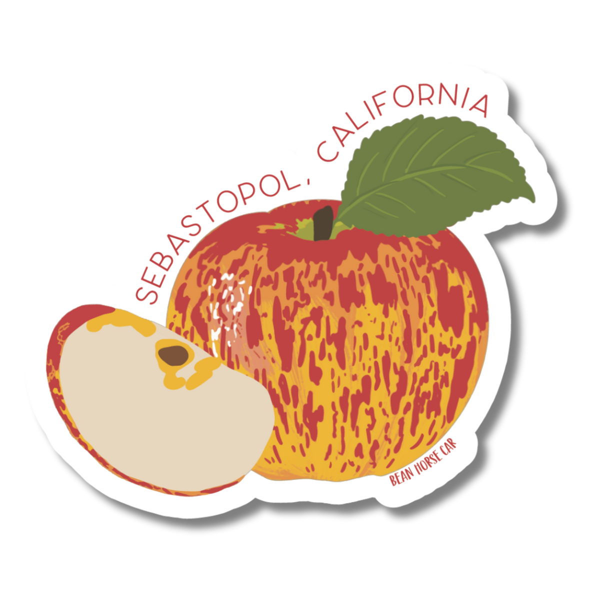 Gravenstein Apple - Sebastopol CA Sticker
