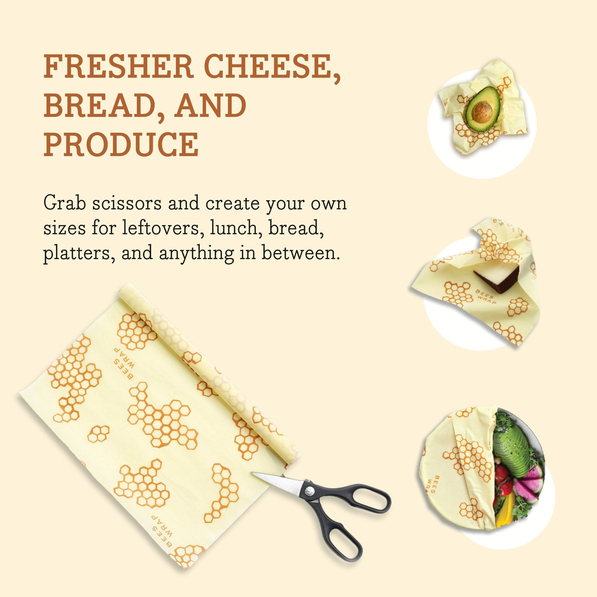 Bee's Wrap - Cut-to-Size Roll - Vegan