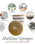 Scrub Be Love Sponges Round Heart Kitchen Dish Sponge Pack of 4
