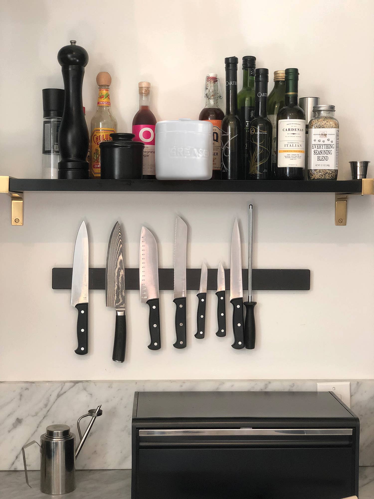 Fox Run Porcelain Grease Container, White, 5&quot; x 5&quot; x 5&quot;