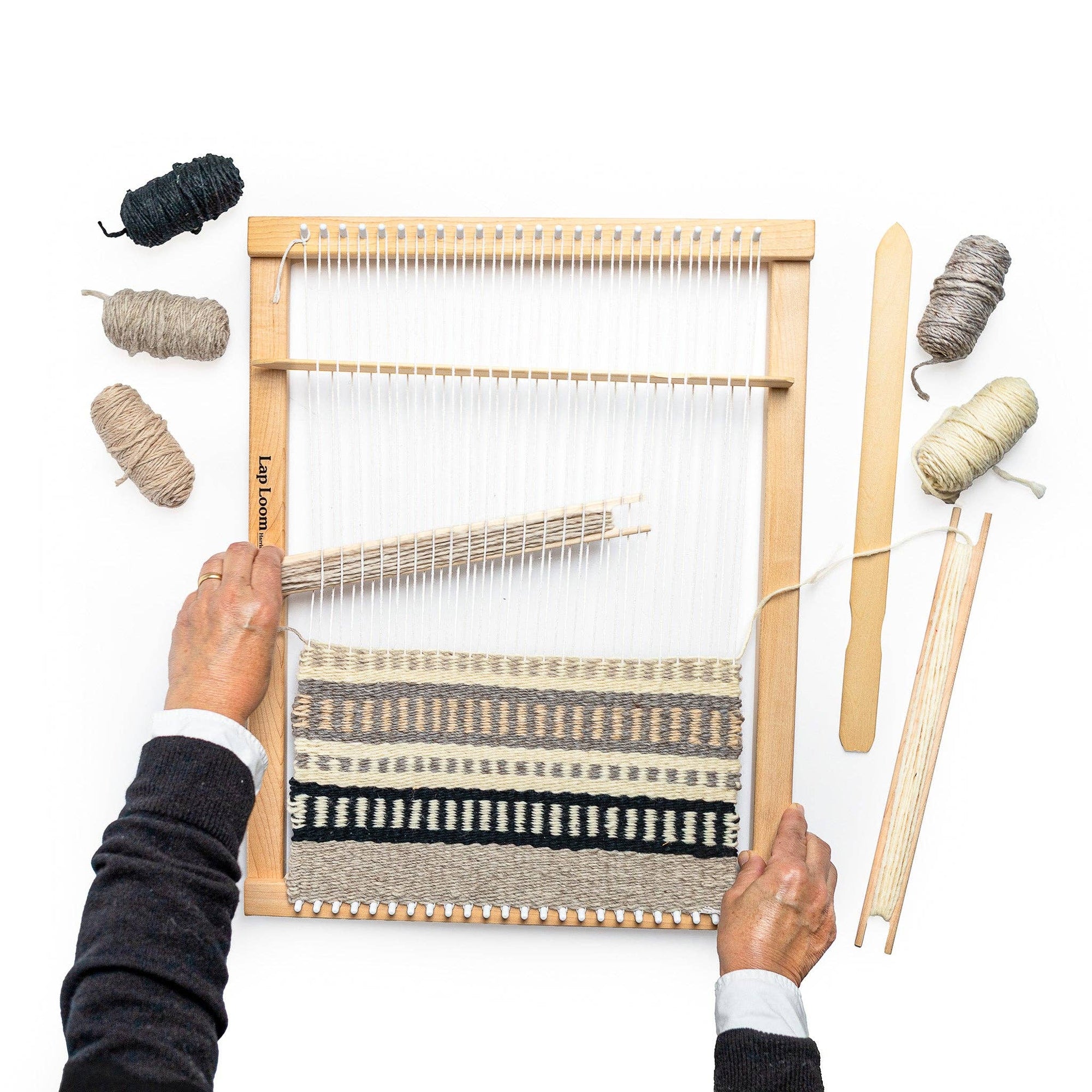 Wooden Lap Loom for Weaving