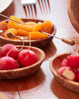 Italian Olivewood Aperitivo Bowls - Set of 4