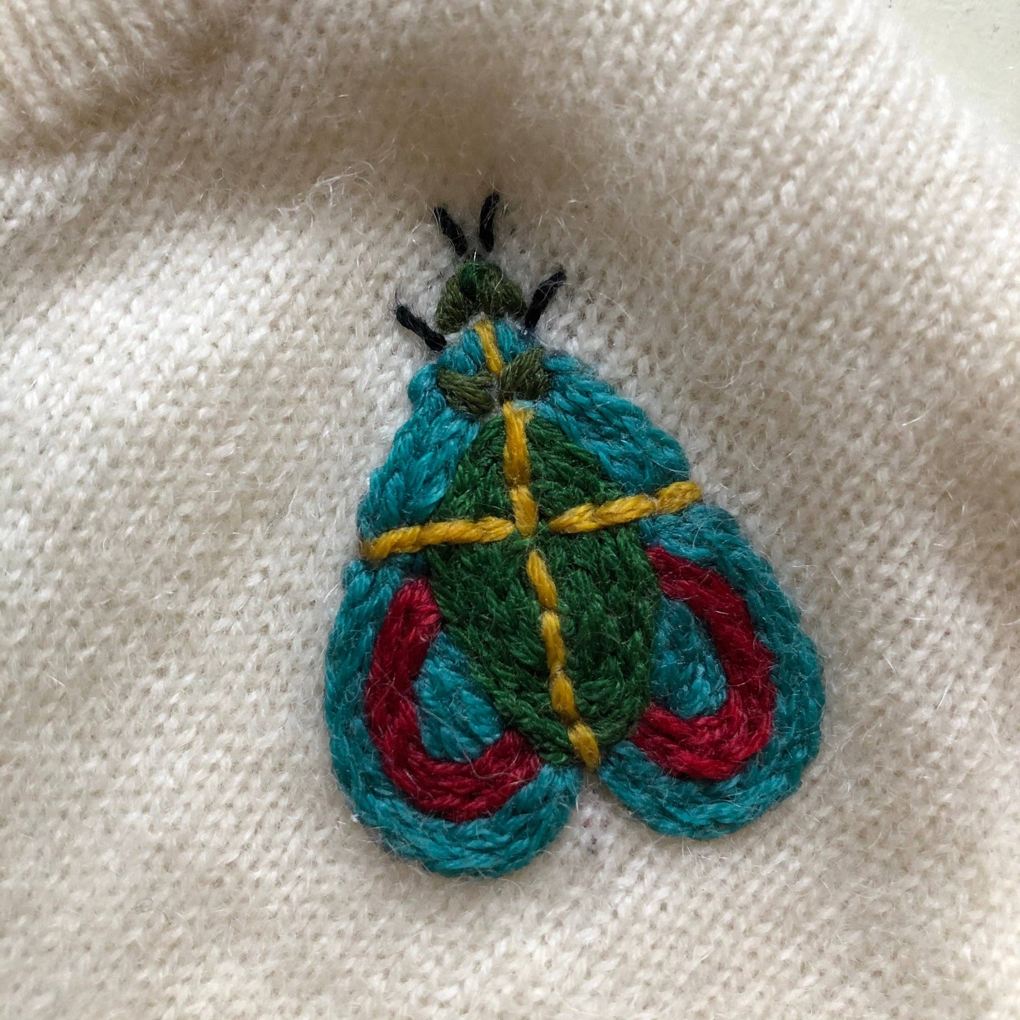 Moth Mending Embroidery Pattern Transfers